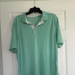 Tommy Bahama Men's Green Polo Shirt